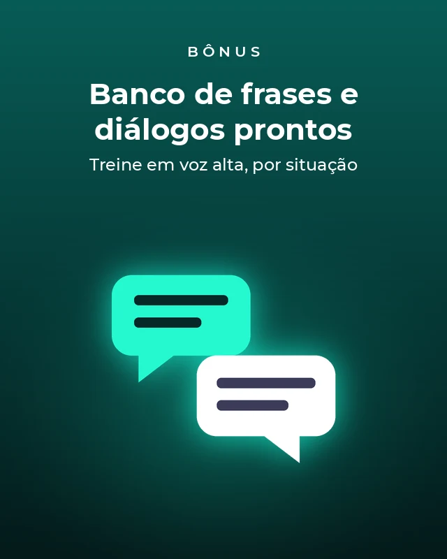 Bônus · Banco de frases e diálogos